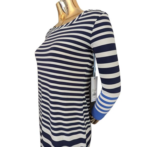 NWT Southern Tide Striped Shift Dress XS Blue White - Picture 9 of 12
